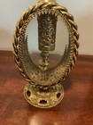 Vintage Stylebuilt Gold Ormolu Vintage Vanity Perfume  Bottle Grecian Woman Bust