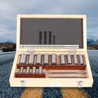 Keyway Broach Kit 22 Pcs Keyway Broach Set Collared Bushing Shim Set Fitted Box