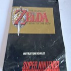 The Legend Of Zelda A Link To The Past Super Nintendo Snes Manual Only 