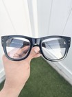 Nwt Ray Ban Mega Wayfarer Rb0840s 0840 Black Clear Size 51 21 Case Included