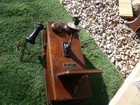 Vintage Antique Oak Chicago Telephone Supply Co  Hand-crank Wall Mount Indiana