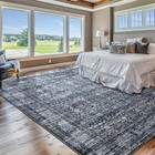 5x7 Area Rugs Washable Rugs For Living Room Bedroom Accent Vintage Floral 