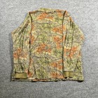 Rasco Fr Henley Shirt Mens Size 2xl Camo Flame Resistant Long Workwear Tee
