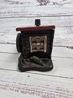 Vintage Log Cabin Mill House 2 Transistor Radio Am Wood Powers On Read Descrip 