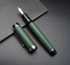 Xixixiaozhu Metal Big Fountain Pen Set Medium Nib 0 7mm  Includes Ink Refill