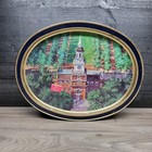 Vintage Sunshine Biscuits Signing The Constitution Oval Tin 14 5x10 5  1983 C1 7