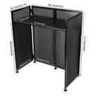 Dj Event Facade Scrim Metal Frame Booth portable Bag 20  X 40  Flat Table Top