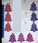 5 Felt Tree Ornaments  Reusable  5   x4 5    Red  White  Pink  Purple  Free Shipping