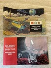 Gilbert 1960s Erector Set Parts Metal Construction Toy Pieces W manuals No Box