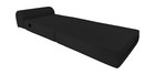 Black Sleeper Chair Folding Foam Beds  Lounger Studio Sofa Bed 6 X 24x 70