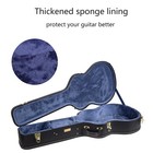 Crossrock Wood Case-fits 12-frets 000 om Classical Nylon String Acoustic Guitars