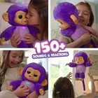 Fingerlings Care    n    Cuddles Interactive Baby Monkey  Sunny  purple   Toys    