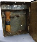 Antque Metal Shaving Cabinet Barbershop Shaving Brush Small Bathroom Farmhouse 