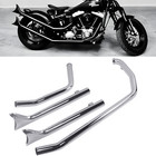 Fishtail Upsweeps For 86-17 Narrow Tire Harley Softail Exhaust Pipes Upgrading
