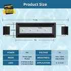 Led Aquarium Light Full Spectrum Fish Tank Light With Dimmer White Blue Red Gree