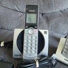 Vtech Cs6919-2 Dect 6 0 2-handset Cordless Phone Base And Cradle- Tested  Works 