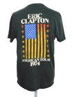 Eric Clapton American Tour 1974 T-shirt Mens Large Lee Classic Fit Black 2023