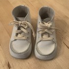 Vintage Stride Rite Baby Shoes White Leather W original Box Size 2