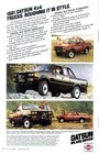 Datsun By Nissan 1981 Dealer Brochure