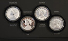 2017 American Liberty 225th Anniversary Silver Four-medal Set - 17xd Ogp W  Coa