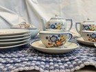Vintage Childs 23 Pc Porcelain Floral Tea Set