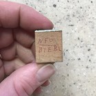 Vintage  1  Letterpress Oliver Tractor Logo Small Wood Back Printers Block Cut