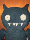 Vintage 2002 Uglydoll 14   ice Bat  Collectible Plush Doll Toy Black Variant