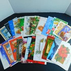 Lot Of 25 Christmas Greeting Holiday Cards Unused  Envelopes Multiple Designs