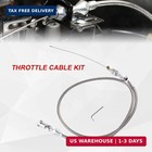36  Stainless Steel Braided Throttle Cable Kit Compatible With 97-07 Chevrolet c
