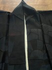 Vintage Silk Kimono Size L Black Abstract Handmade Long 48  Chest