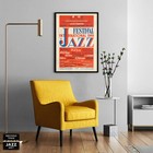 1949 International Jazz Festival Poster - Charlie Parker   Sidney Bechet - Paris