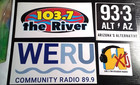 Lot 41 - Set Of 32 Usa Radio Station Stickers And 3 Bonus Items  Free Shipping