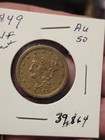 Scarce 1849 Braided Hair Half Cent