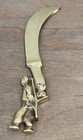 Vintage Solid Brass Arabian Knights Sword Letter Opener