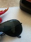 Ray Ban Bausch   Lomb Vintage Wings Aviator Shield Sunglasses Black W  Case 