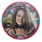 Golden Gate Casino Las Vegas Nevada  5 Chip 2012 Golden Gate Dealer Dallas