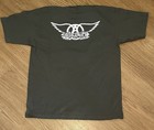 Vintage Aerosmith Just Push Play Local Crew Xl Safe Green Color Nwot