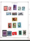 Collection  Luxembourg Part B Scott Pages  1970 1987  Cat  115  Mint   Used