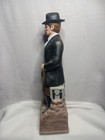 Lionstone Whiskey Decanter Porcelain Well Fargo Man 1969 Cork Stopper Excellent 