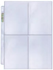 50 Ultra Pro Platinum 4-pocket Pages Protectors 3-1 2 X 5-1 4 New Sheets
