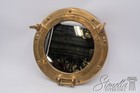 F69111  Vintage Brass Nautical Porthole Maritime Mirror