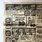 Vintage Newspaper Advertisement Safeway Grocery Store Savings Food Sales Special