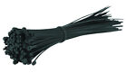 100 Pc Pack 4  Inch Black Network 25 Lbs Zip Nylon Cable Cord Wire Tie Strap Ul
