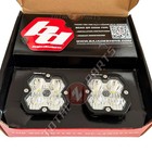 Baja Designs   Squadron 2 0 Sport Pair Driving combo Lights  Amber Covers  Wiring