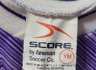 Score Soccer Jersey Youth Size Medium Purple Long Sleeve Ym