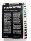 Fort Apocalypse  Complete  cib   32k Disk  Atari 400   800  Synapse