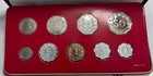 1976 Republic Of Malta Decimal Proof 9 Coin Set Franklin Mint With Case And Coa