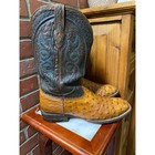Men s Stetson Pablo Ostrich Boots Handcrafted Jbs  Collection Tan Sz 13d