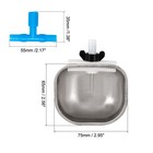 Rabbit Waterer Cup Automatic Poultry Nipple Drinker Bowl 94mm Width