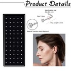 60pcs 20g L-shaped Cz Nose Rings Bone Stud Stainless Steel Body Piercing Jewelry